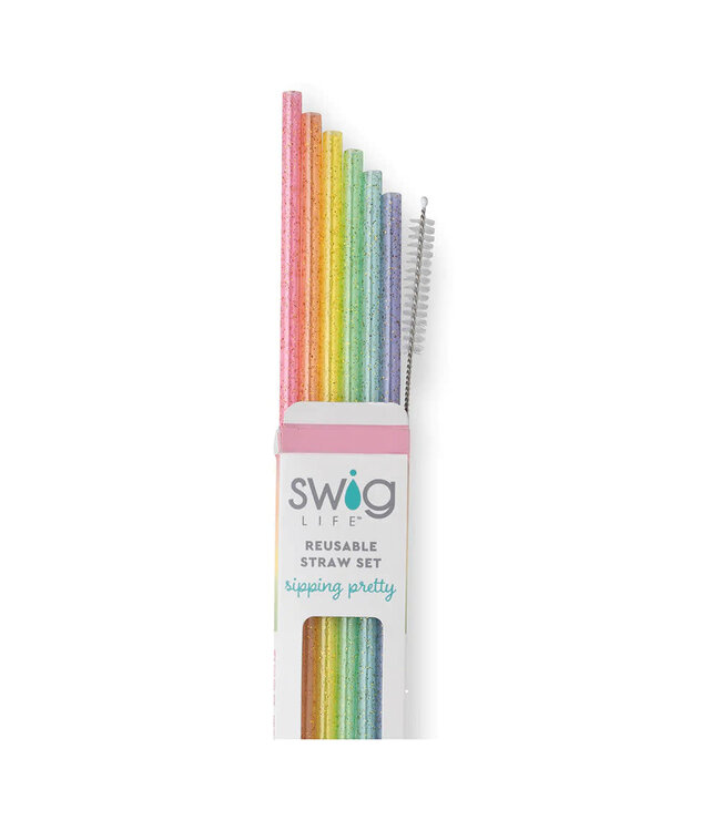 SWIG Reusable Straw Set