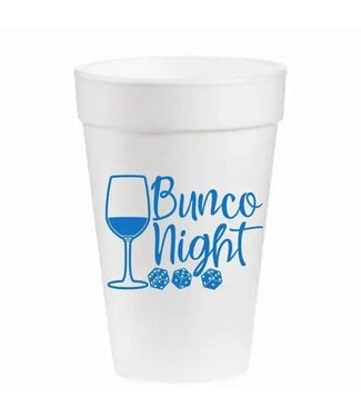 Bunco Night - 16oz Styrofoam Cups