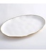 PAMPA BAY White Oval Tray