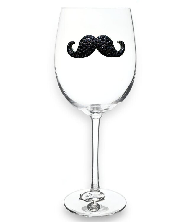 Jeweled Stemmed Wine Glass