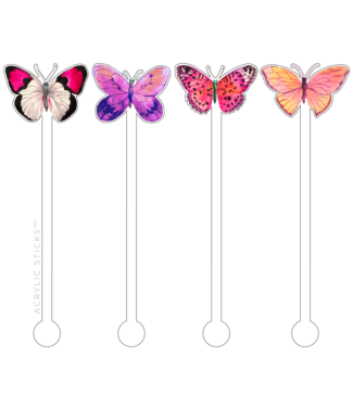 Spring Flutter Acrylic Stir Sticks Combo