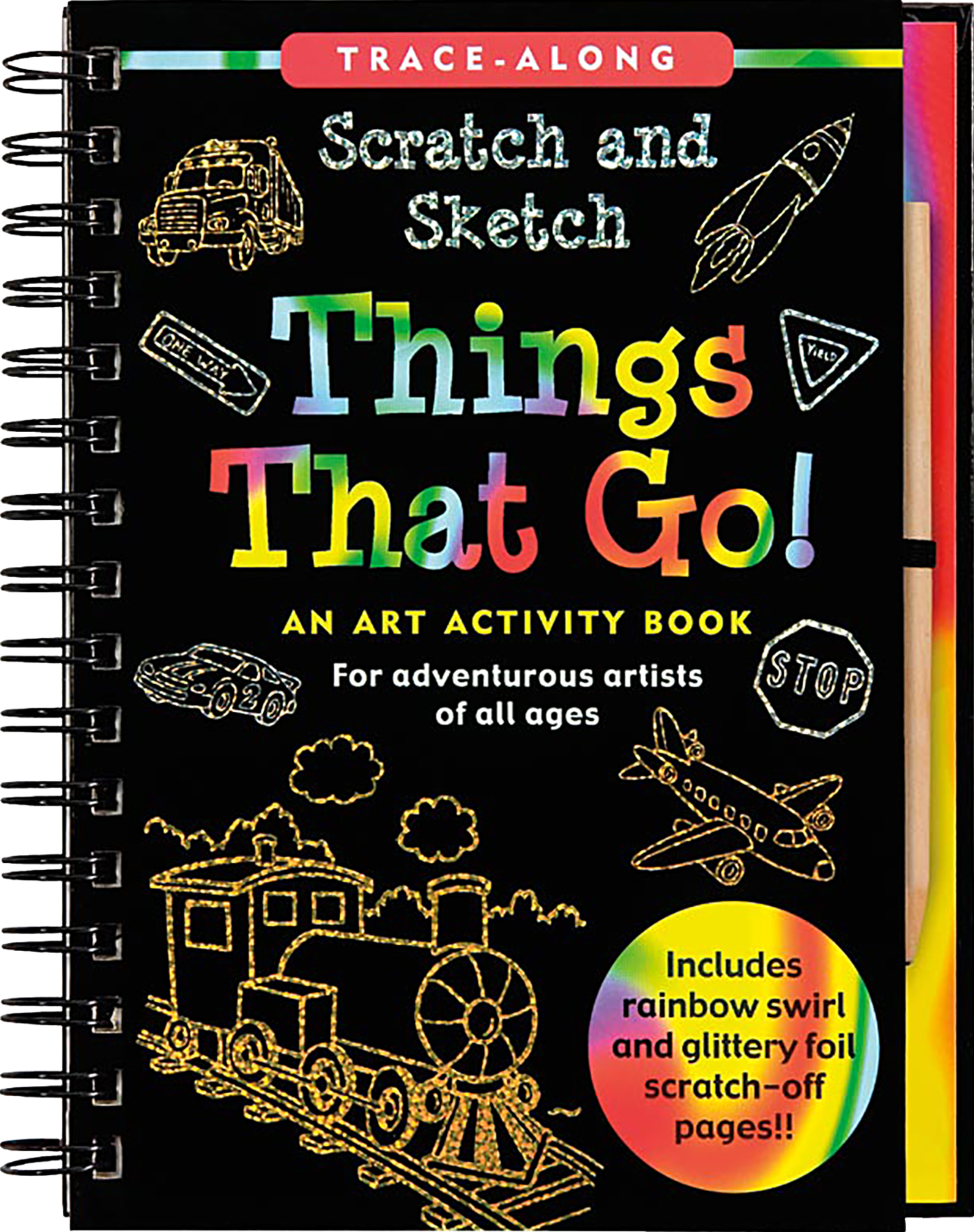 Peter Pauper Press Things That Go! Scratch and Sketch - Amber Marie and  Company