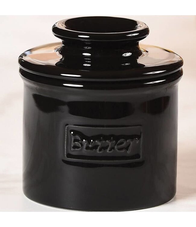 Café Collection Butter Bell Crock - Black