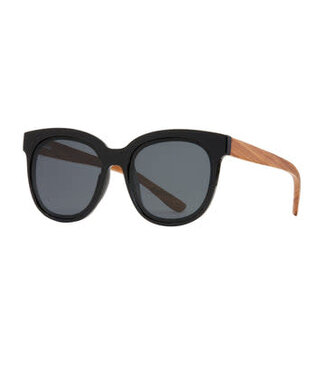Emry - Onyx / Walnut Wood / Smoke Polarized