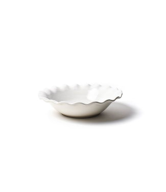 HAPPY EVERYTHING Signature Ruffle 11 Best Bowl White