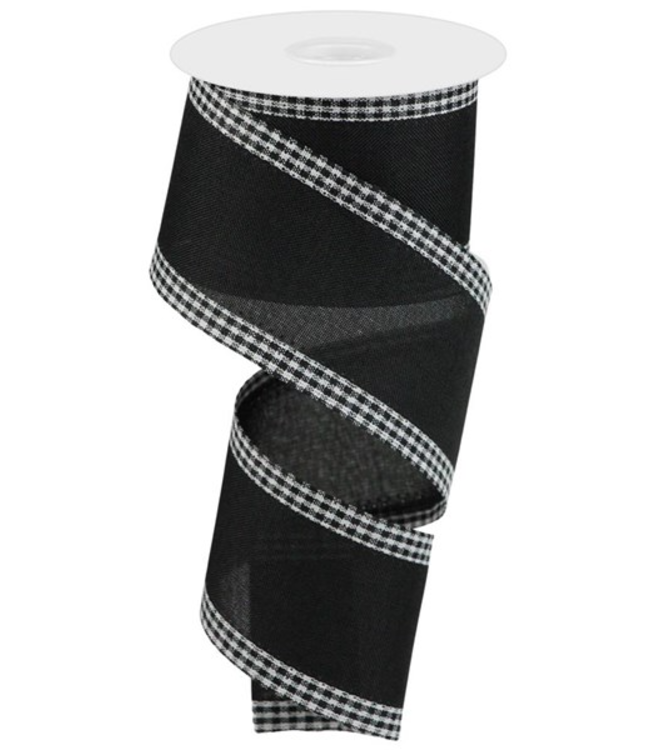 2.5"X10yd Farmhouse Gingham Ribbon