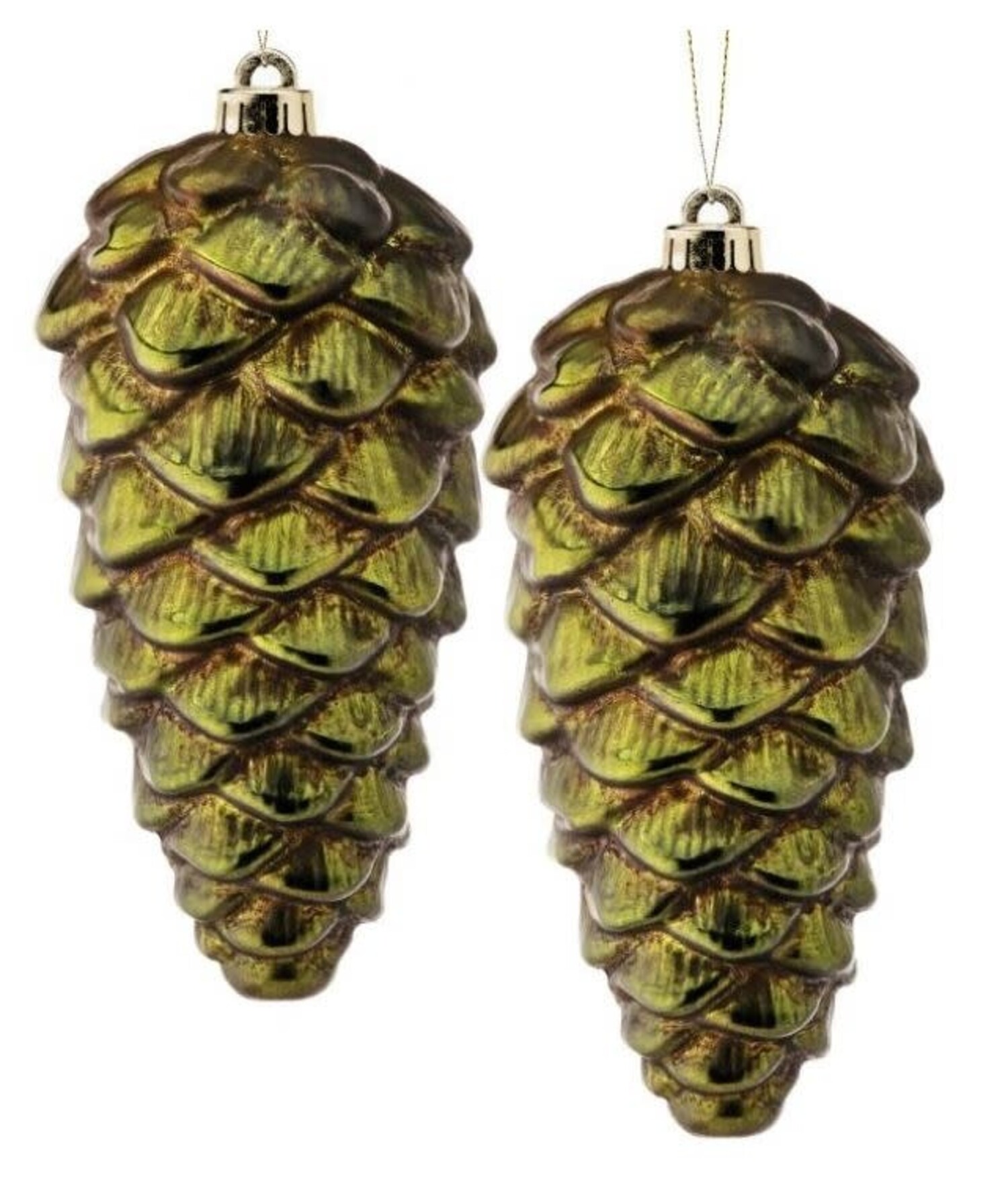 Gold-Brushed Pine Cone Ornaments with #myfavoritebloggers - the