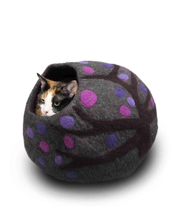 Eco Kitty Cat Cave  - Purple Rain