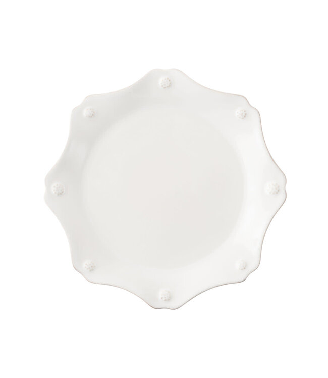 JULISKA Berry & Thread Scallop Salad Plate - Whitewash