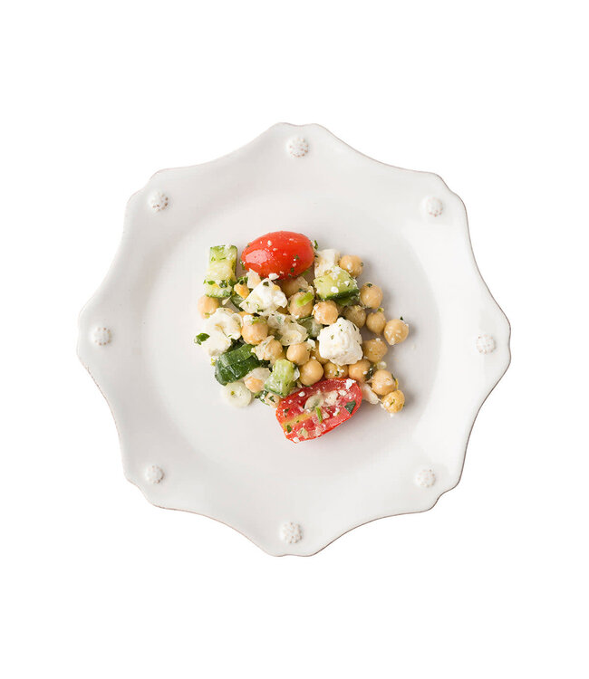 JULISKA Berry & Thread Scallop Salad Plate - Whitewash