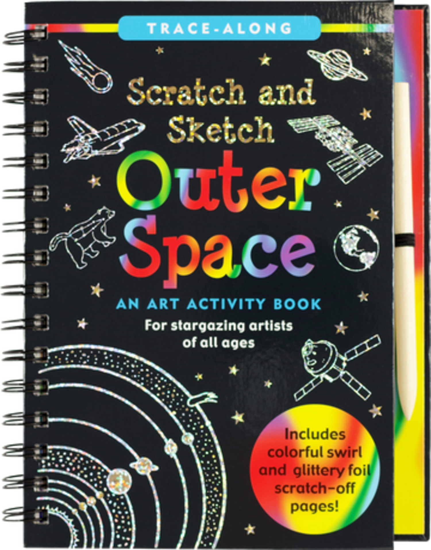 Peter Pauper Press Outer Space Scratch and Sketch - Amber Marie and Company