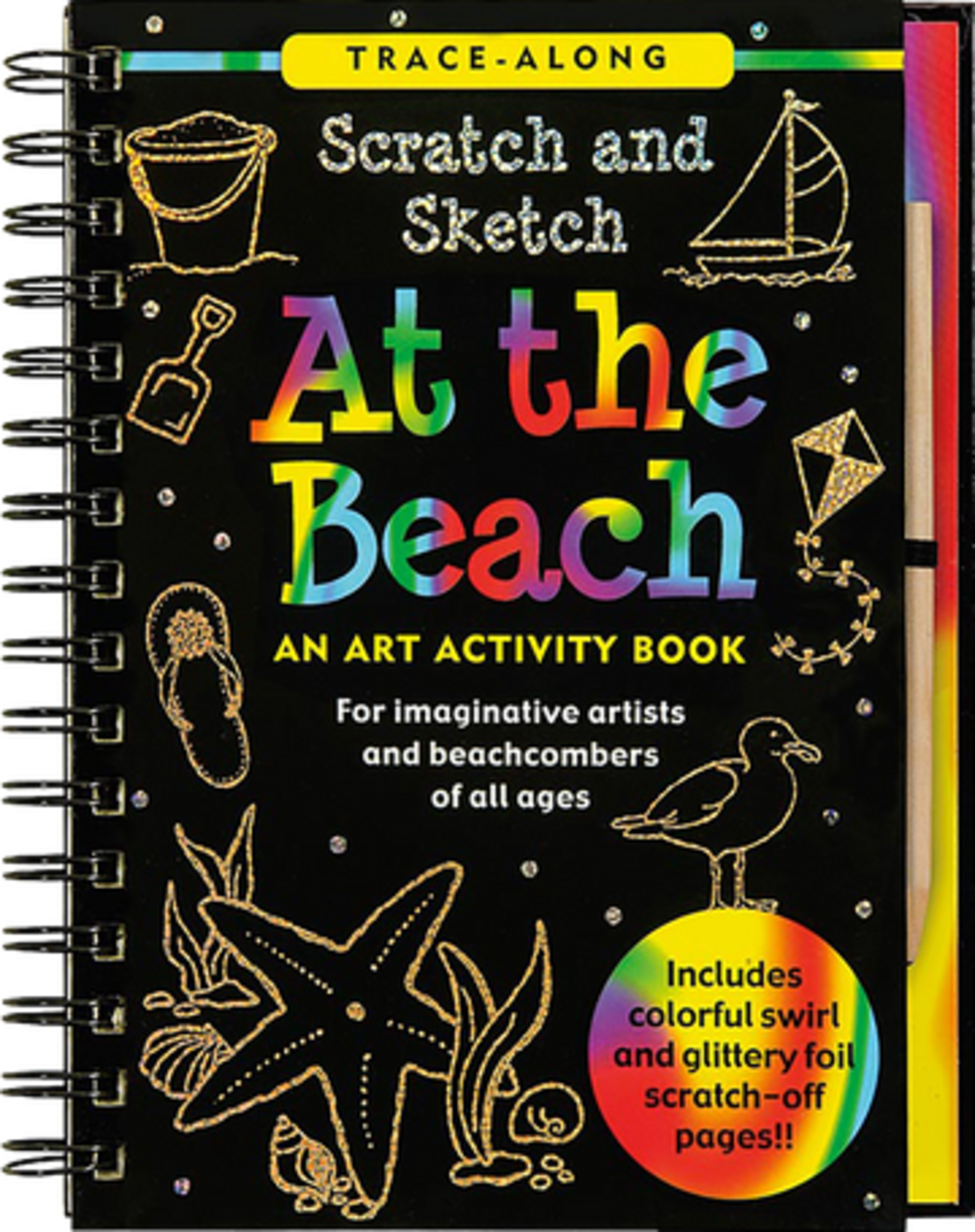 Peter Pauper Press At the Beach Scratch and Sketch - Amber Marie and Company