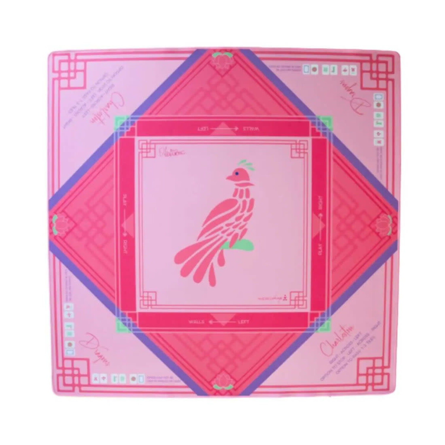 OH MY MAHJONG Bird Bam Mahjong Mat - Amber Marie and Company