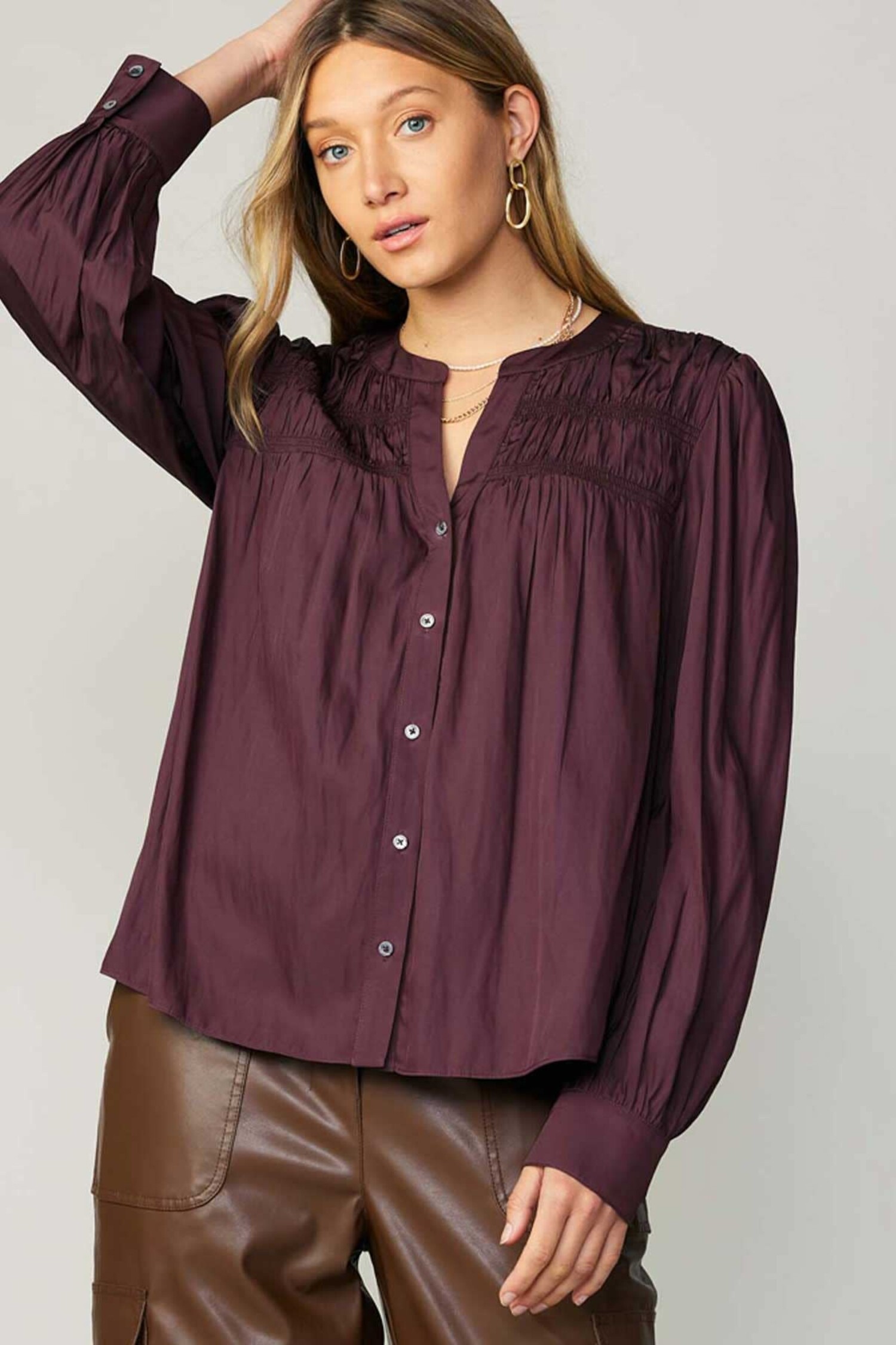 2022新商品 eaphi yoke switching blouse | vrtic.ba