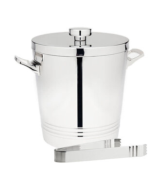 Top Shelf Double Walled Ice Bucket With Tong