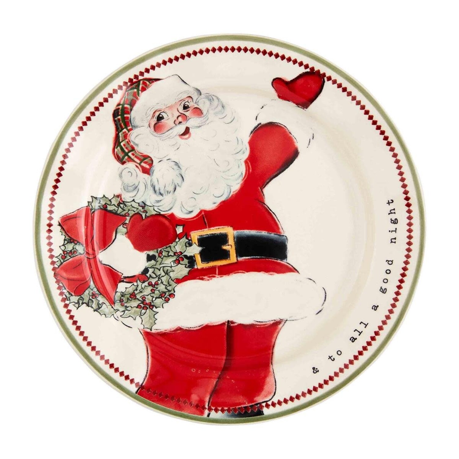 MUD PIE Light-Up Santa Canister - Amber Marie and Company