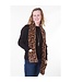 KALEIDOSCOPE ACCESSORIES Scarf Print Faux Fur Plush W/ Pockets