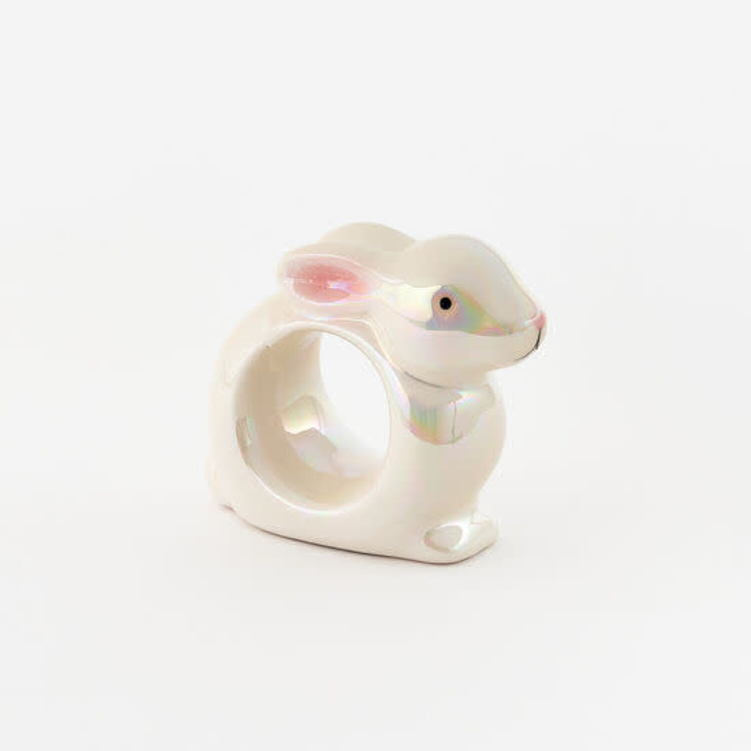 Ceramic bunny napkin rings deals