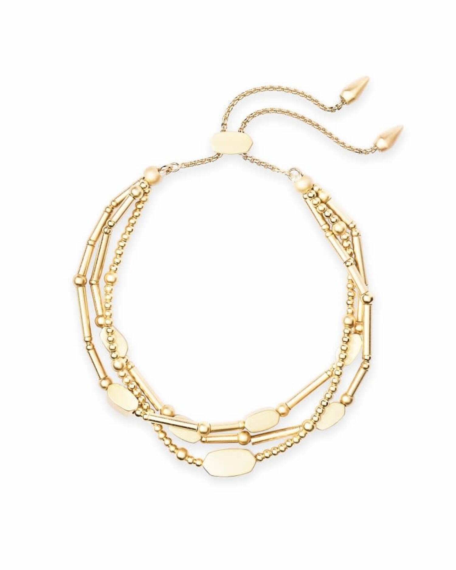 Chantal beaded bracelet in gold deals