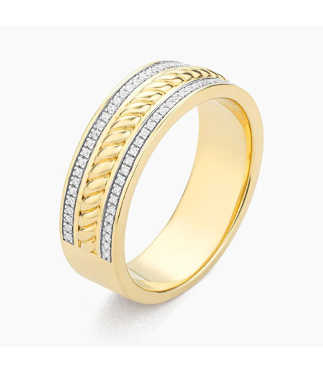 ELLA STEIN Hello Spring, Rope Stackable Ring