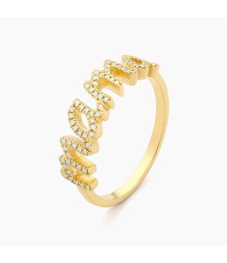 ELLA STEIN Love You Mama Statement Ring