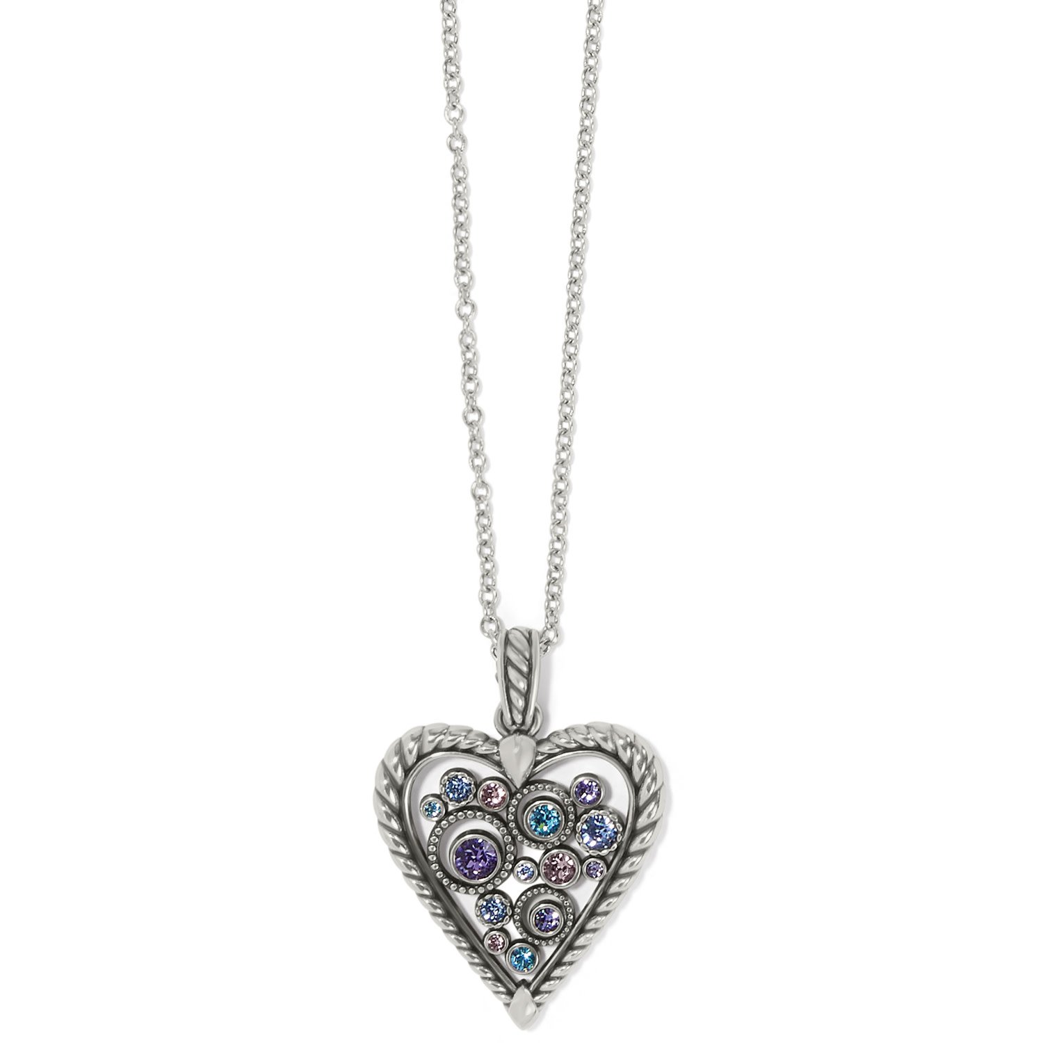 Contempo Heart Badge Clip Necklace – Occasionally Yours