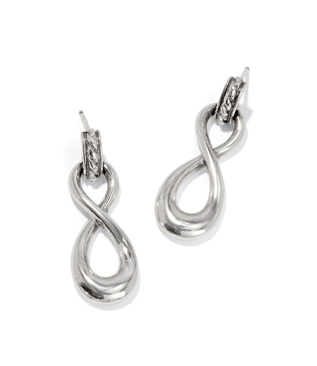 BRIGHTON Interlok Infinity Post Drop Earrings