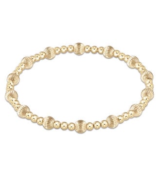 ENEWTON Dignity Sincerity Pattern 5mm Bead Bracelet - Gold