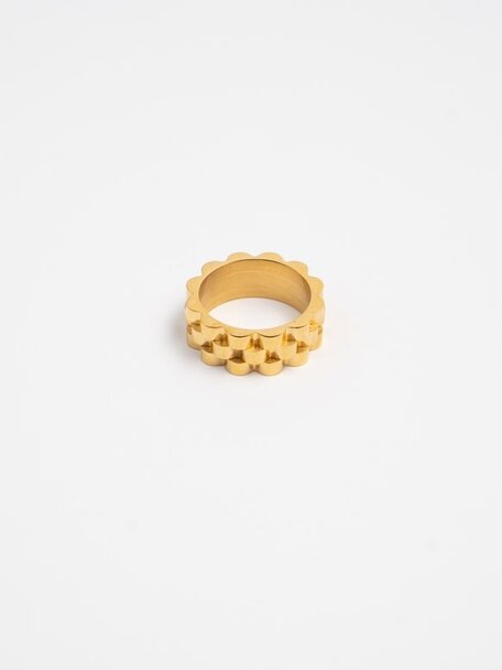 ELLA STEIN Connect The Circles Stackable Band Ring - Amber Marie and Company