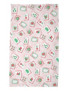 Kitchen Tea Towels Dish Towels Twill-Heart Print-Red & White 20 X 27 Set  of 4