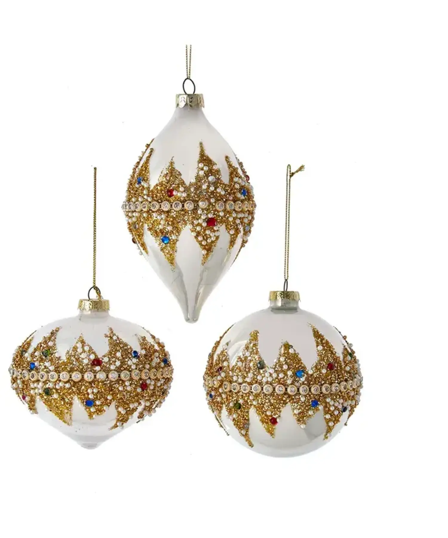 Christmas Ornament Jeweled Glassware