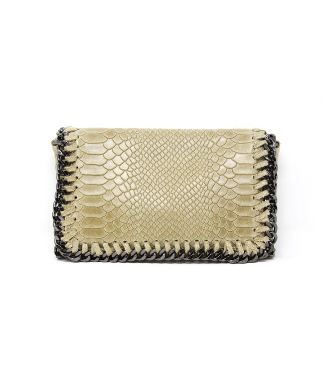 Leather Crossbody Clutch