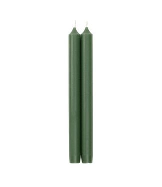 Straight Taper 10" Candles in Hunter Green