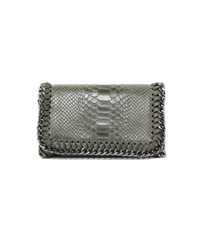 Leather Crossbody Clutch