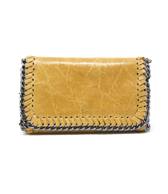 Leather Crossbody Clutch