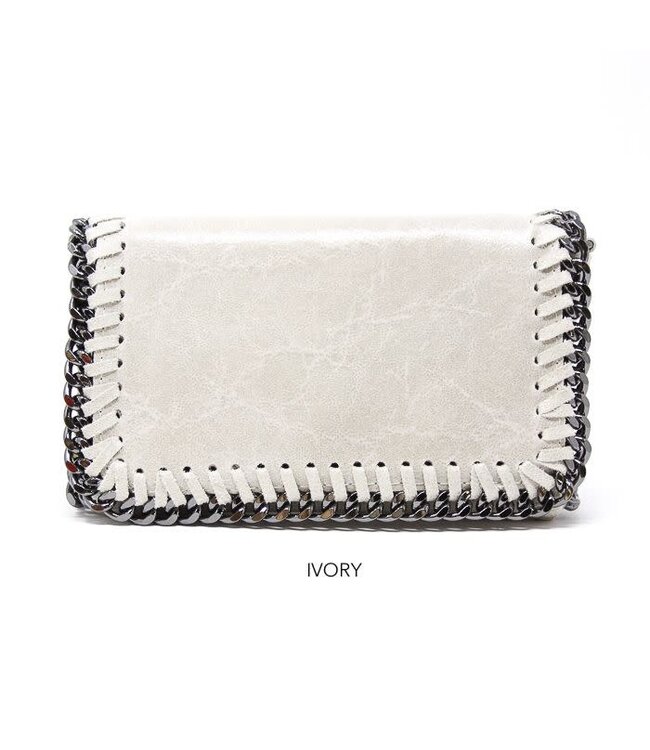 Leather Crossbody Clutch