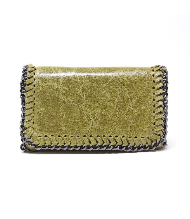 Leather Crossbody Clutch