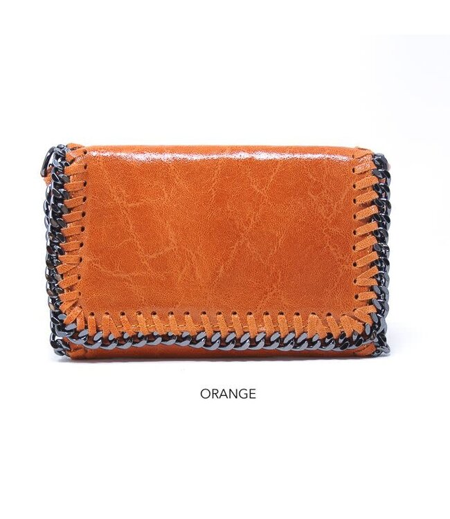 Leather Crossbody Clutch