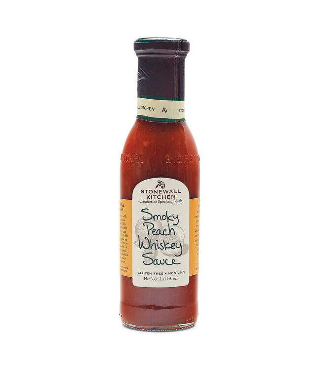 STONEWALL KITCHEN 11oz Smoky Peach Whiskey Sauce