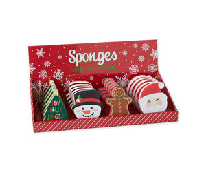 Design Imports Christmas Oh What Fun Kitchen Sponges Snowman Joy -  Grandpa Joe's Candy Shop