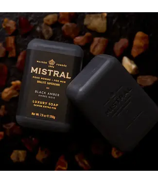 MISTRAL Black Amber Bar Soap
