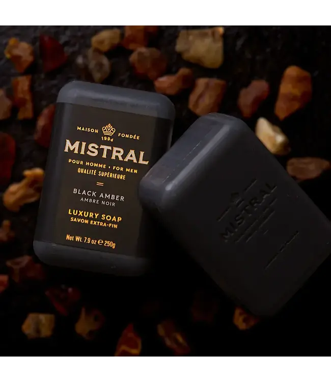 MISTRAL Black Amber Bar Soap