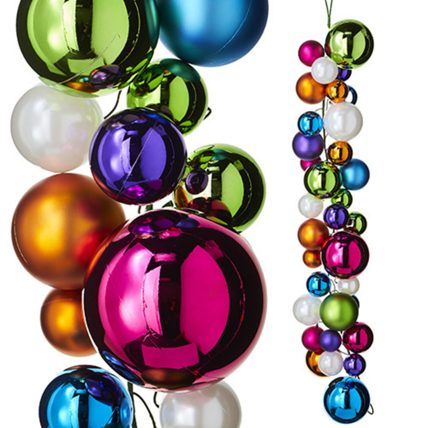 4' Multi Color Ball Garland