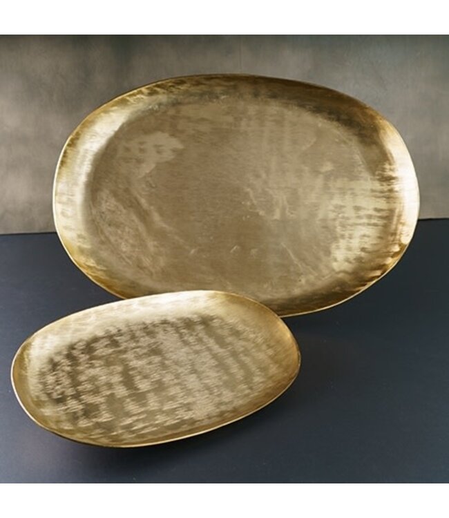 Oval Etched Tray
