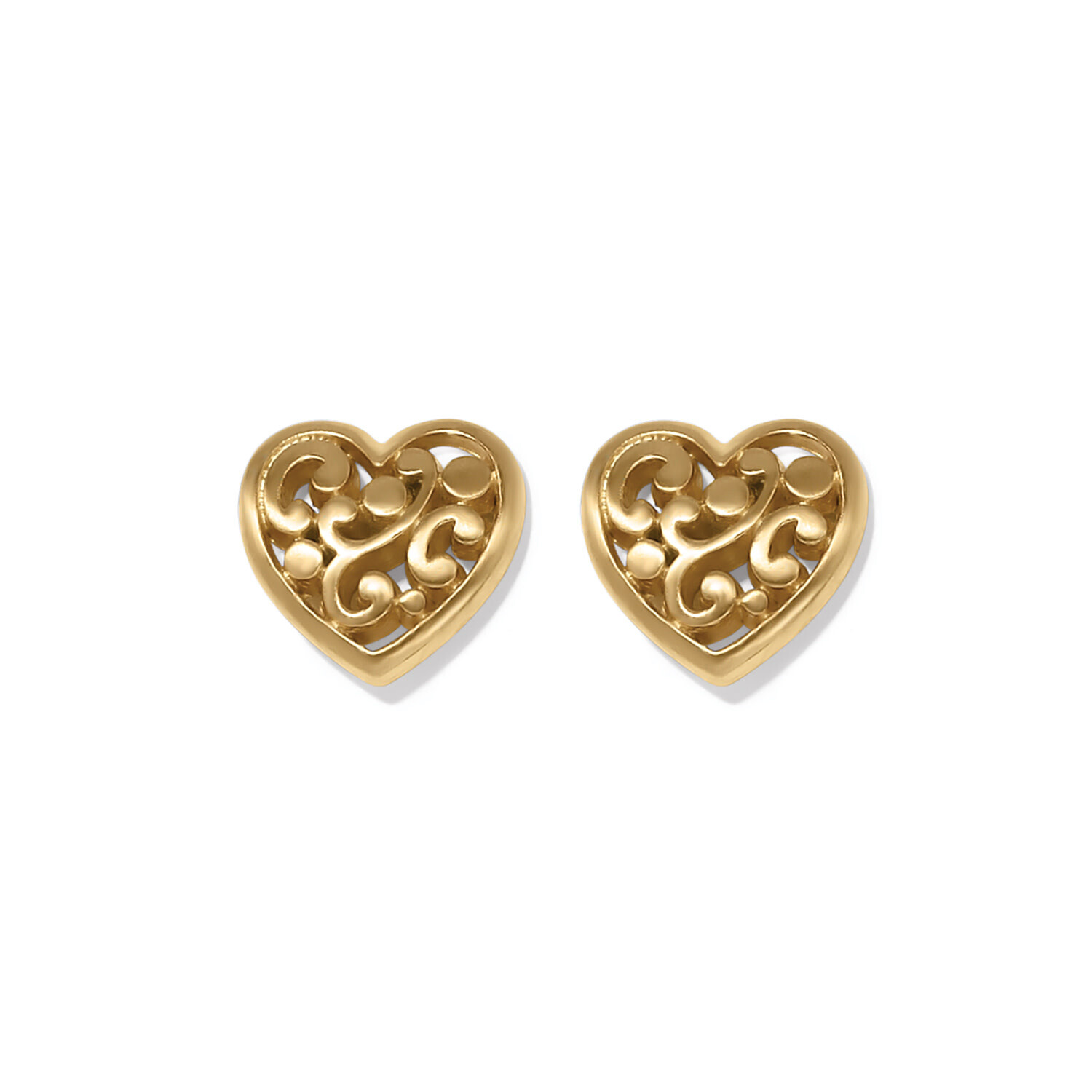 BRIGHTON Contempo Heart Post Earrings - Amber Marie and Company