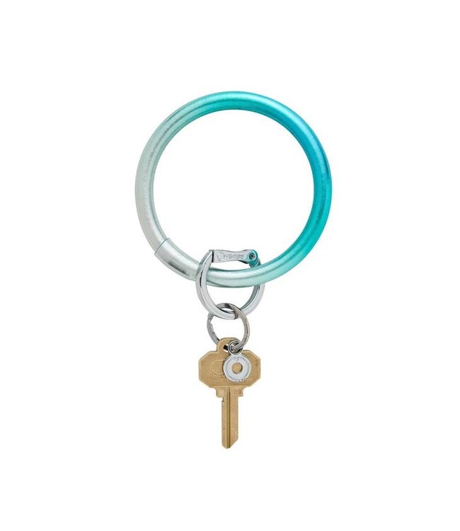 Leather Big O Key Ring
