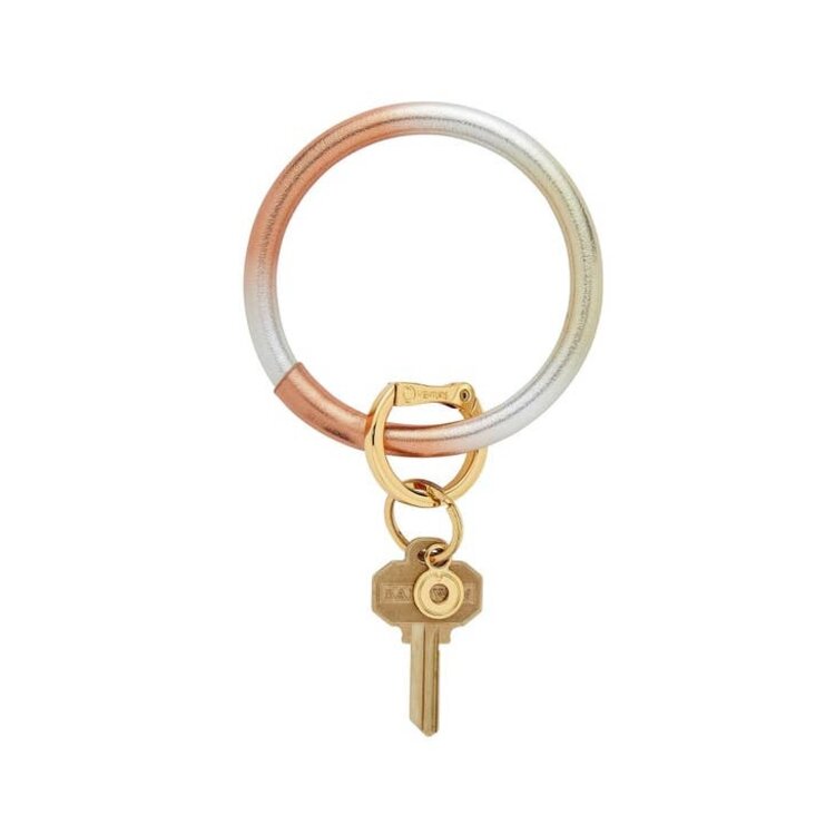 OVENTURE Leather Big O Key Ring Amber Marie and Company