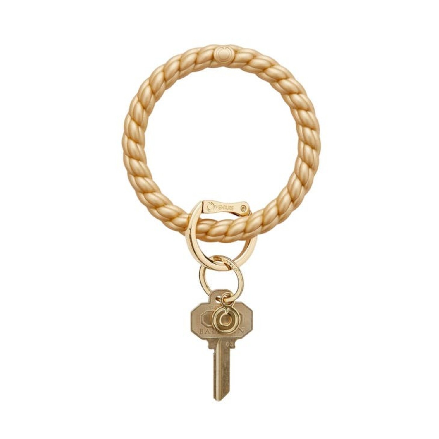 O-VENTURE Silicone Big O Key Ring Braided - Amber Marie and Company