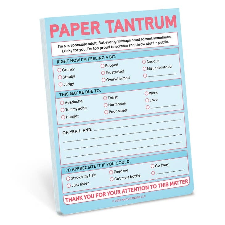 Paper Tantrum Nifty Note Pad Amber Marie and Company