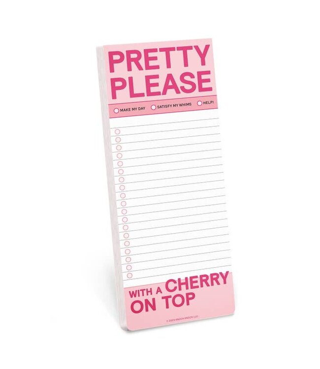 Pretty Please Make-A-List Pad